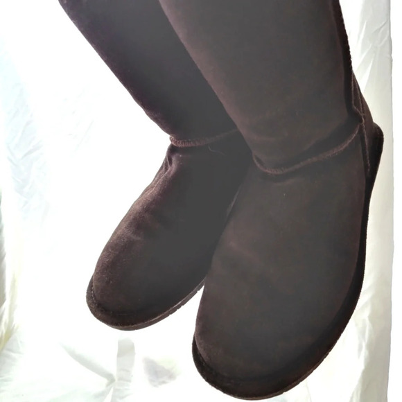 Bearpaw Chocolate Shearling Boots EUC ❤️ - Picture 4 of 11